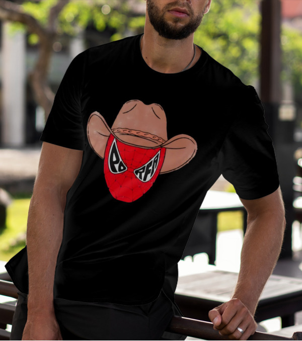 Porfa Porfaman Cowboy Spider Man T-Shirt