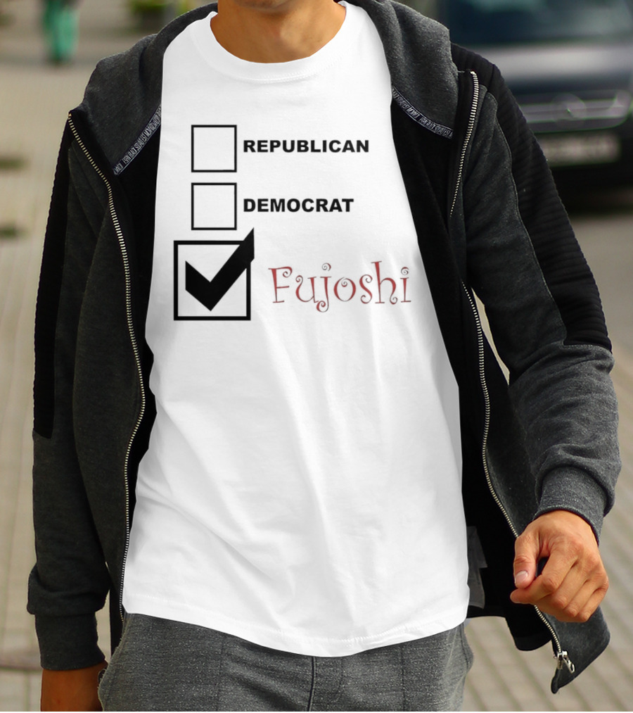 Republican Democrat Fujoshi Anime Fandom Humor T-Shirt