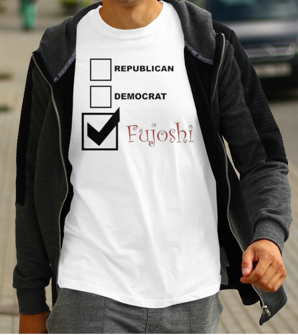 Republican Democrat Fujoshi Anime Fandom Humor T-Shirt