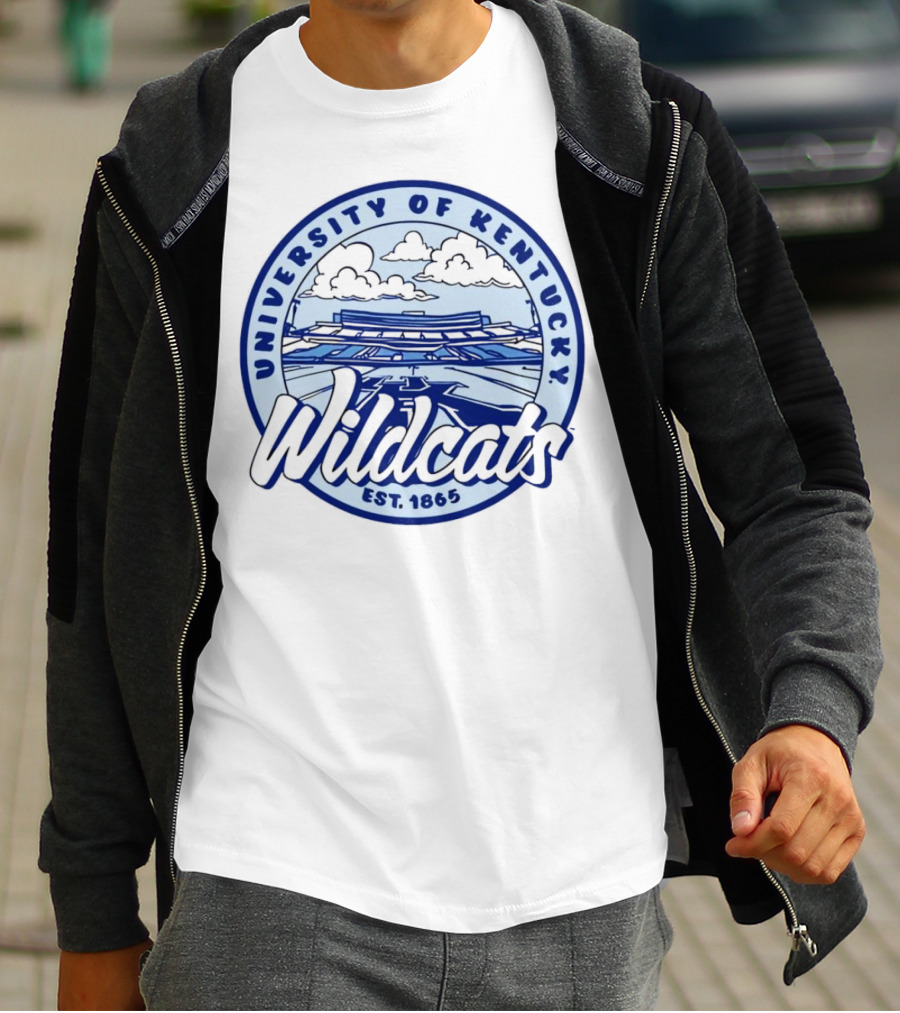 University Of Kentucky Wildcats Stadium Est. 1865 Circle T-Shirt