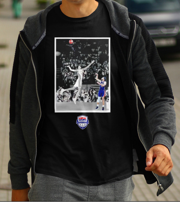 USA Basketball Stephen Curry Jump Shot Stadium Essentials T-Shirt