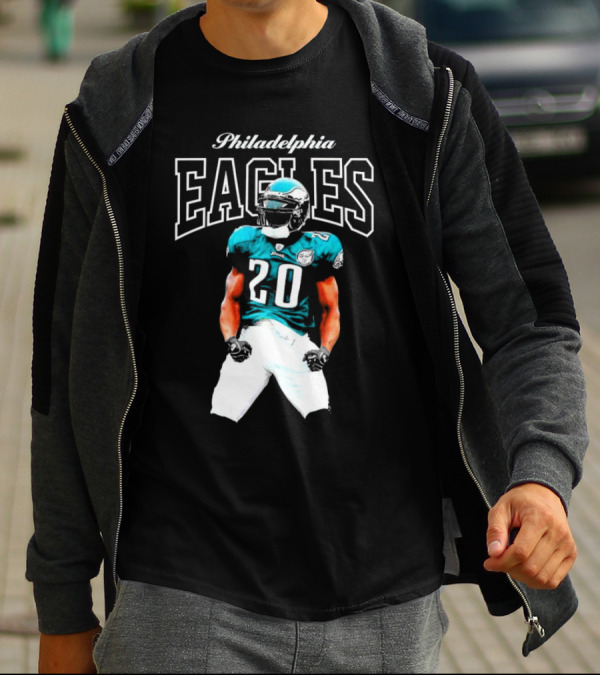 Philadelphia Eagles Brian Dawkins Number 20 Retired Player T-Shirt