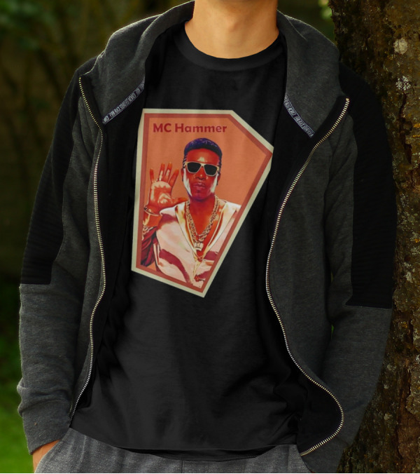 MC Hammer Retro Iconic Style Sunglasses Chains Wave Hand Gesture T-Shirt