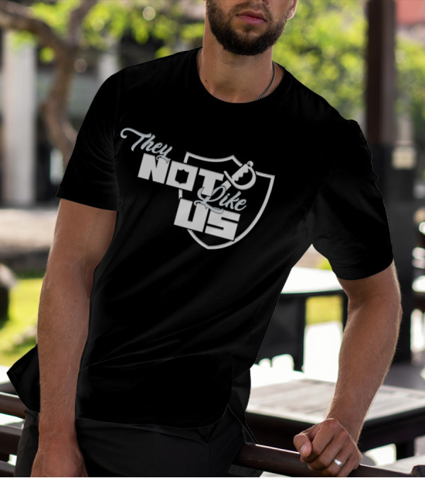 Las Vegas Raiders They Not Like Us Shield T-Shirt