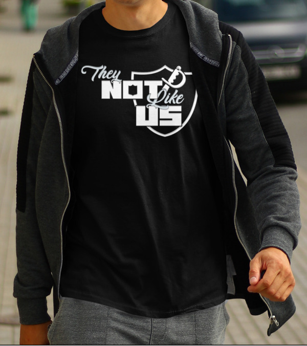 Las Vegas Raiders They Not Like Us Shield T-Shirt