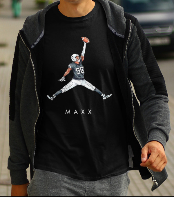 Maxx Crosby Las Vegas Raiders 98 Jumpman Style Maxx T-Shirt