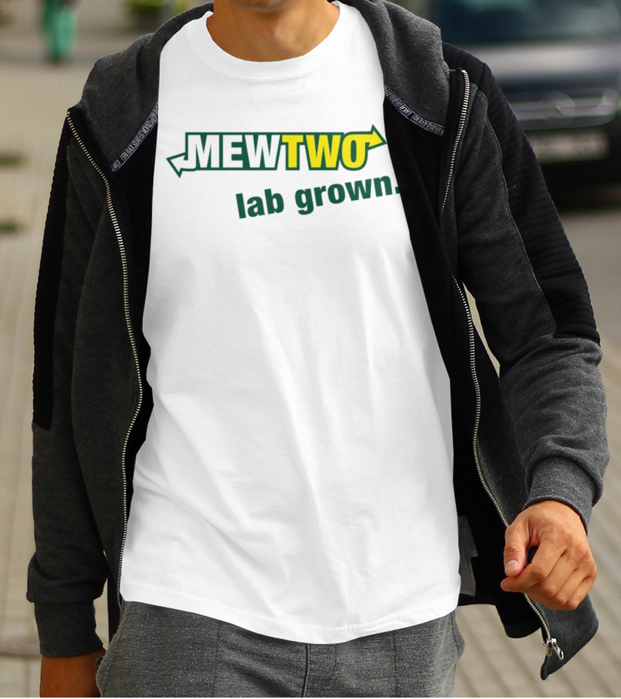 MEWTWO Lab Grown Arrows Text T-Shirt
