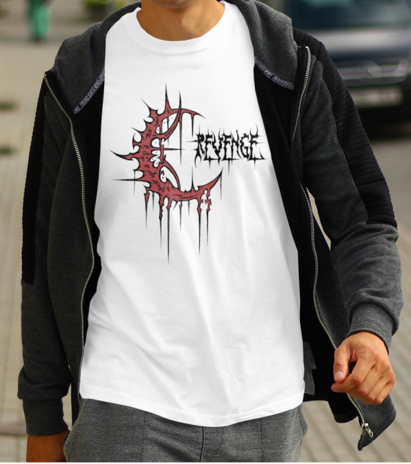 Revenge Crescent Dripping Blood T-Shirt