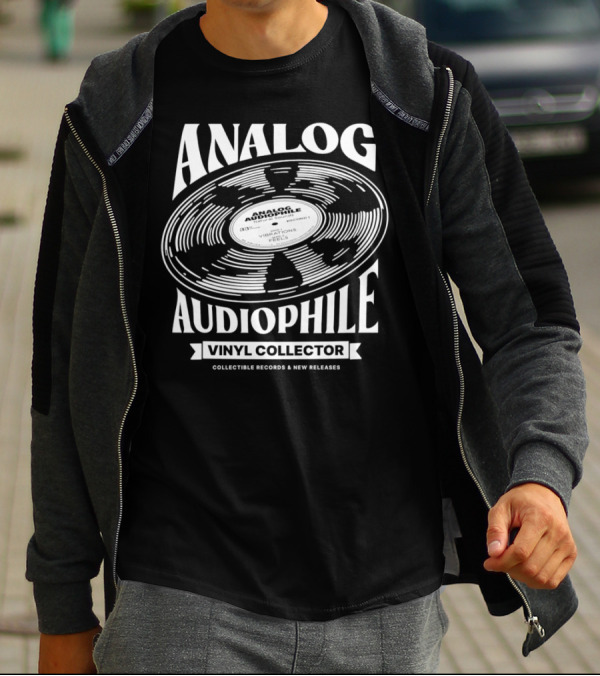 Analog Audiophile Vinyl Collector Collectible Records And New Releases T-Shirt