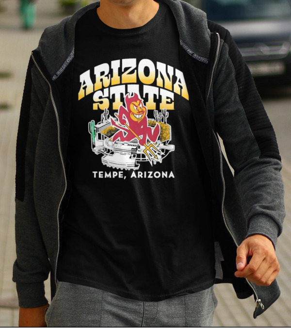 Arizona State Sun Devils Stadium Mascot Tempe Arizona T-Shirt