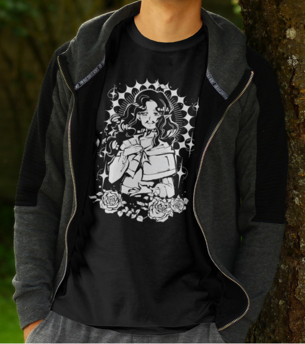 Elf Senshi Meshi Most Handsome Chef With Roses In Dungeon T-Shirt