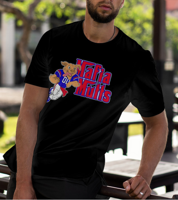 Buffalo Bills Mafia Mutts 01 Football Dog Cartoon T-Shirt