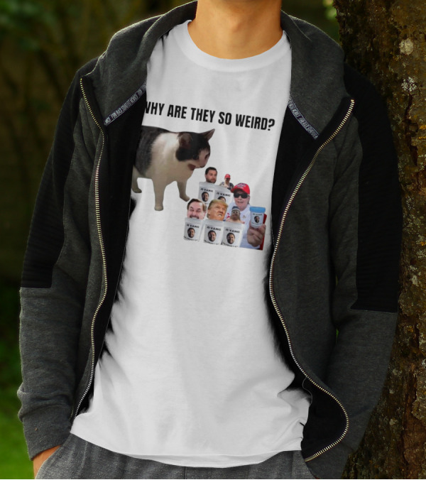 Cat Why Are They So Weird JD Vance Memes Full Family Kit T-Shirt