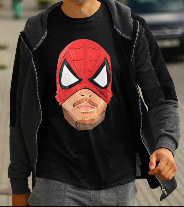 Devin Booker Spiderman Mask Character T-Shirt
