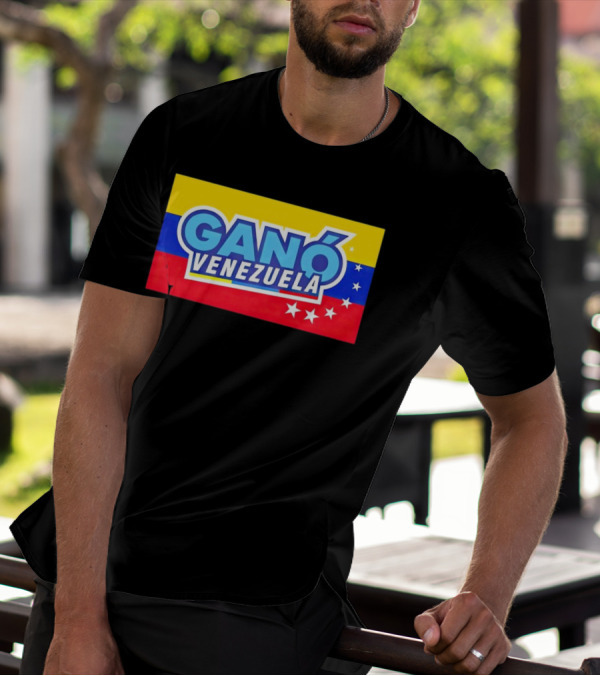 Ganó Venezuela Bandera Colores Estrellas T-Shirt
