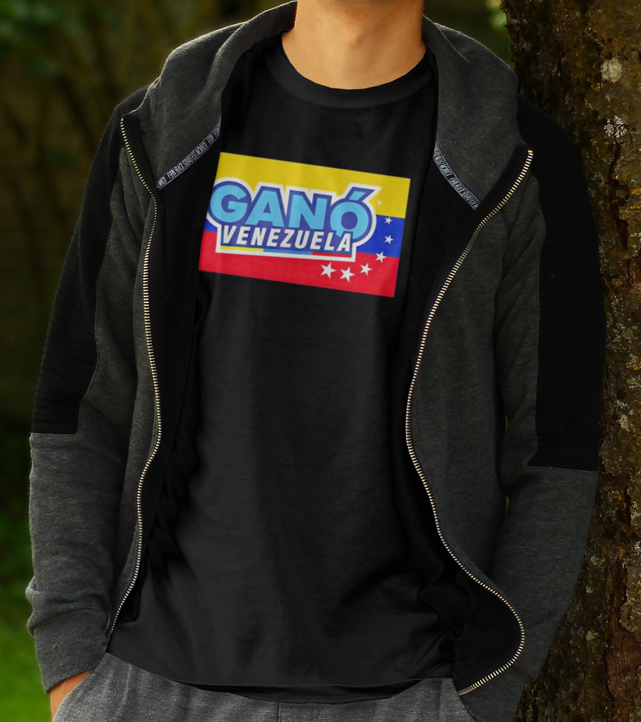 Ganó Venezuela Bandera Colores Estrellas T-Shirt