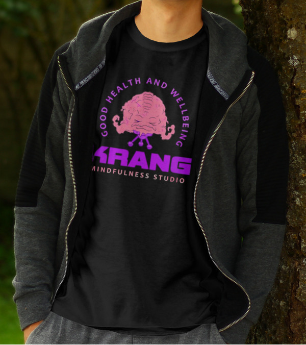 Good Health And Wellbeing Krang Mindfulness Studio Teenage Mutant Ninja Turtles T-Shirt