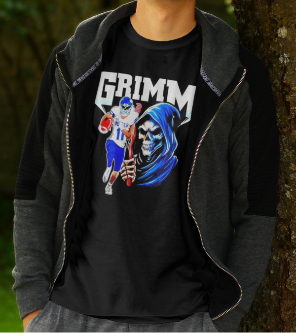 Grimm Reaper Kansas Jayhawks Football 11 Luke Grimm T-Shirt