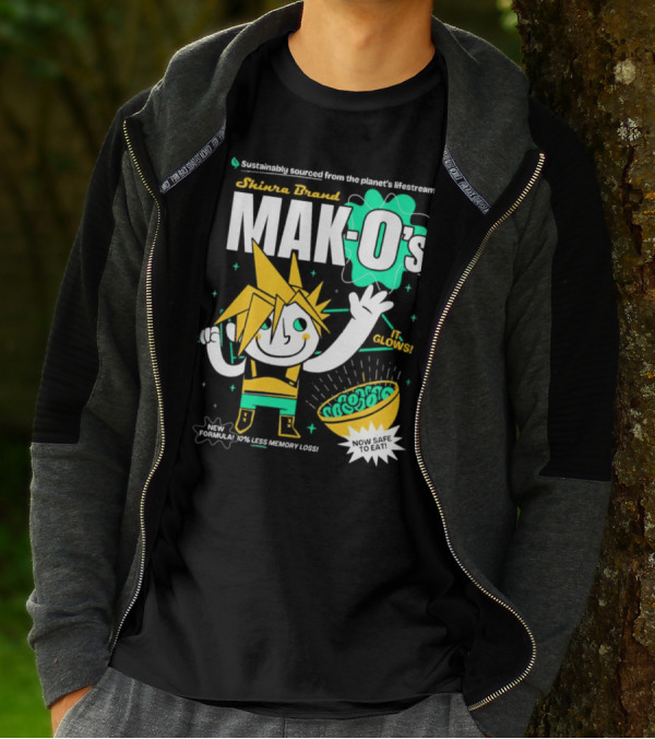 Shinra Brand Mak-0's Sustainably Sourced It Glows New Formula 10% Less Memory Loss Now Safe To Eat T-Shirt