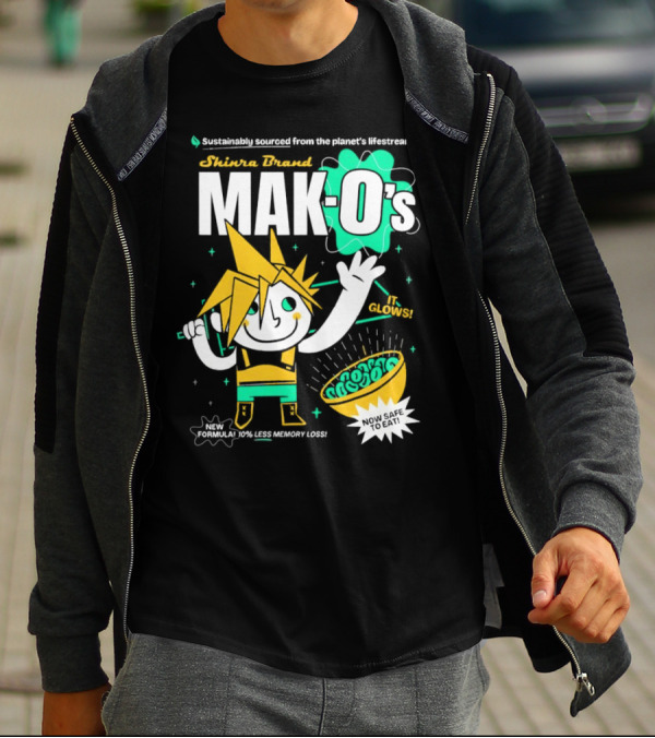 Shinra Brand Mak-0's Sustainably Sourced It Glows New Formula 10% Less Memory Loss Now Safe To Eat T-Shirt