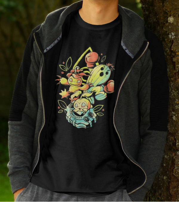 Tanemon Palmon Togemon Retro Digivice T-Shirt