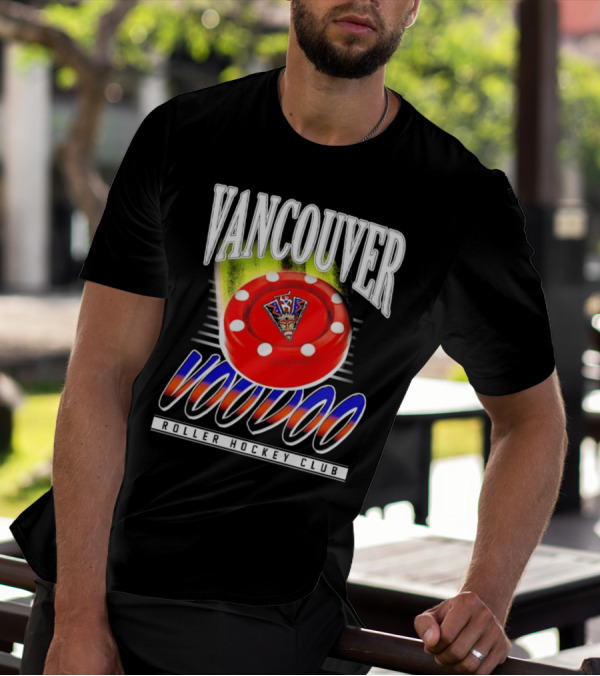 Vancouver Voodoo Roller Hockey Club Puck Logo Classic T-Shirt