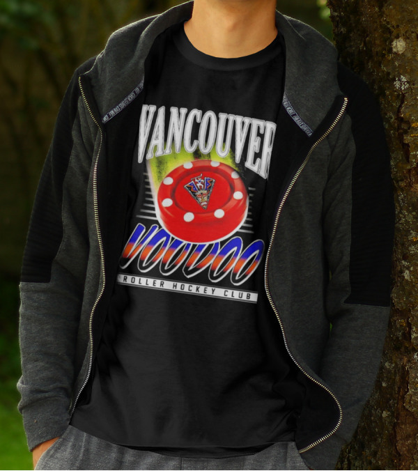 Vancouver Voodoo Roller Hockey Club Puck Logo Classic T-Shirt