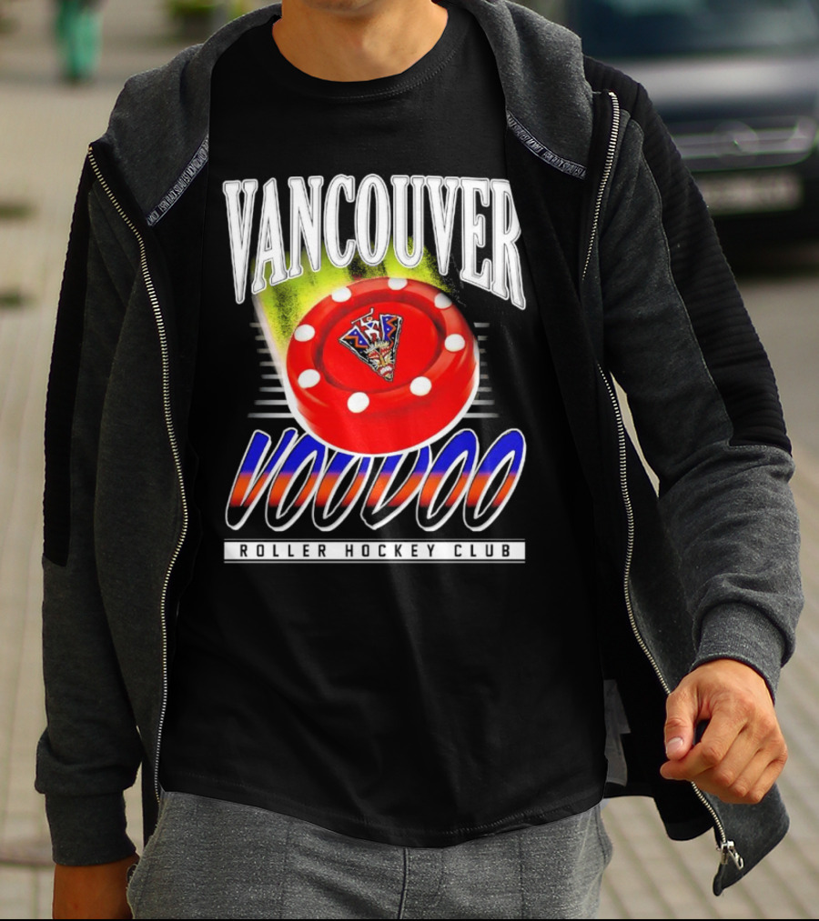 Vancouver Voodoo Roller Hockey Club Puck Logo Classic T-Shirt