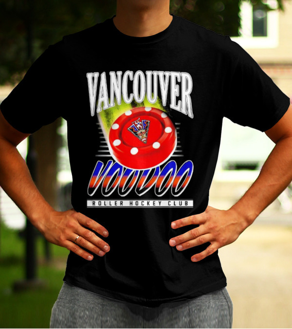 Vancouver Voodoo Roller Hockey Club Puck Logo Classic T-Shirt