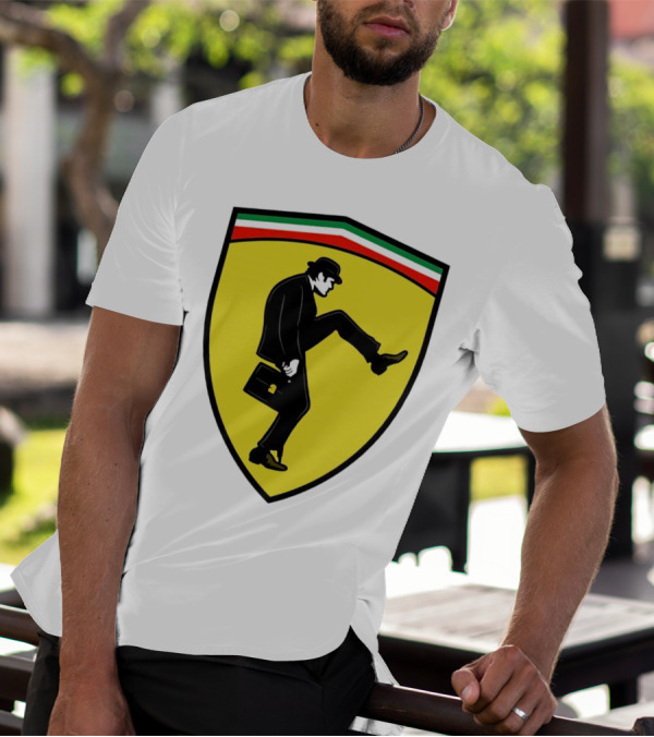 Ministry Of Silly Walks Monty Python Ferrari T-Shirt