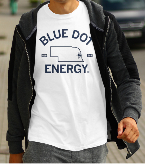 Blue Dot Energy Nebraska Neb 3rd State T-Shirt