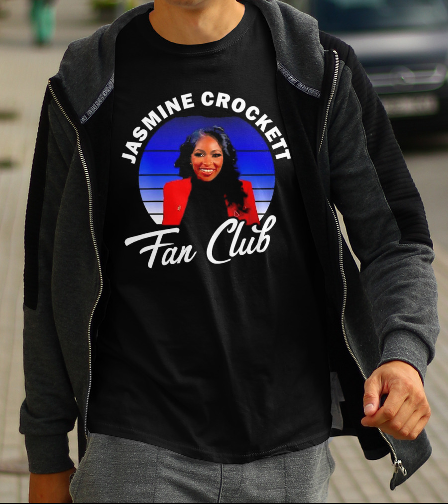 Jasmine Crockett Fan Club Texas Democrat T-Shirt