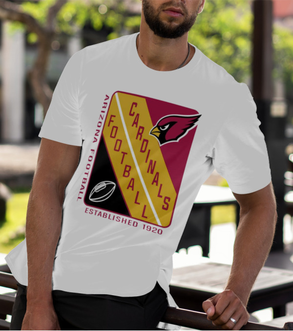 Arizona Cardinals Football Established 1920 Starter Shield T-Shirt