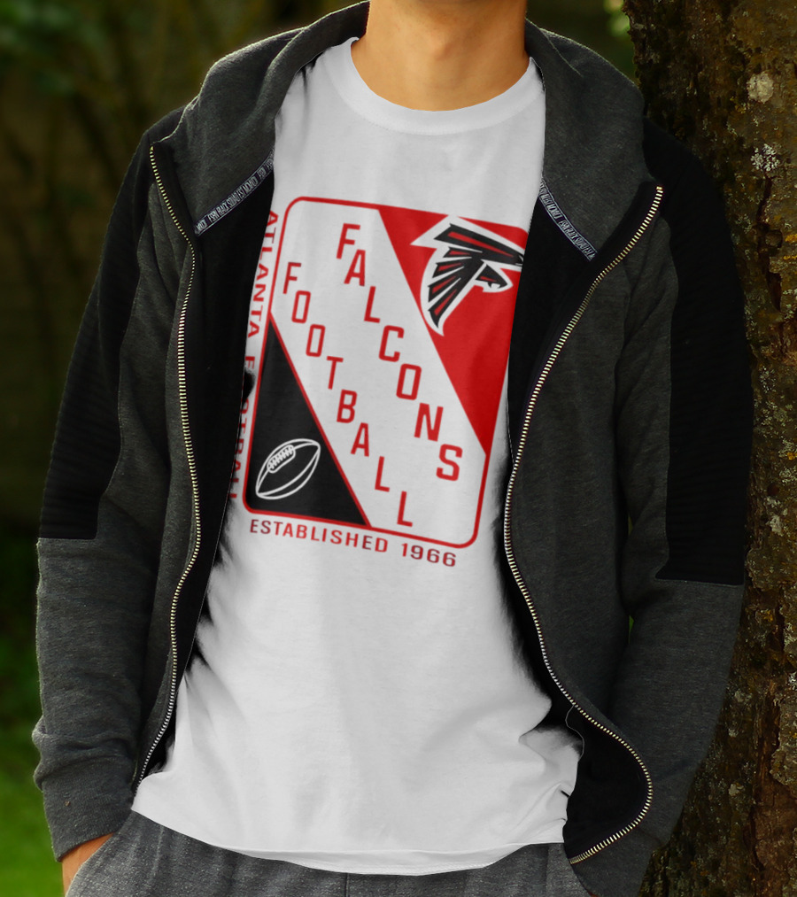Atlanta Falcons Football Established 1966 Shield T-Shirt