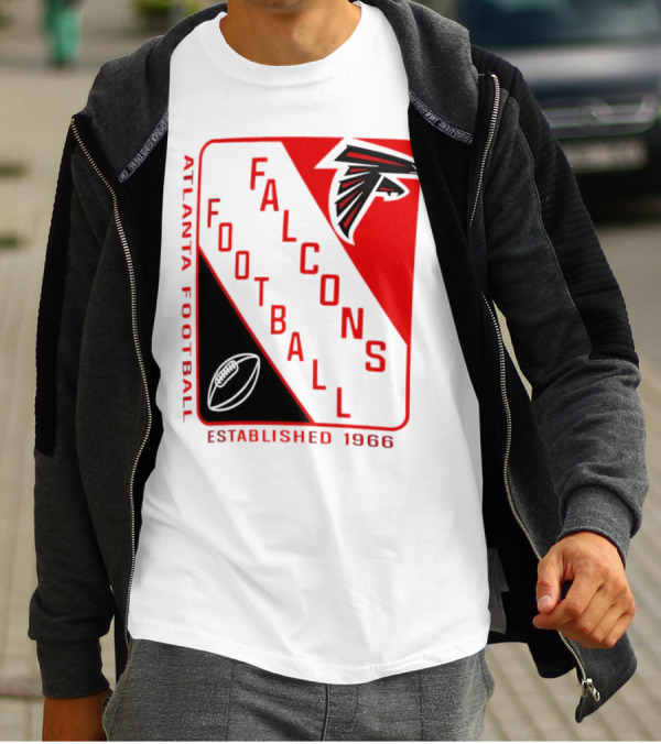 Atlanta Falcons Football Established 1966 Shield T-Shirt
