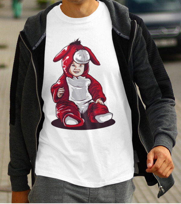 Baby Wear Horse Clothes In Red Costume T-Shirt