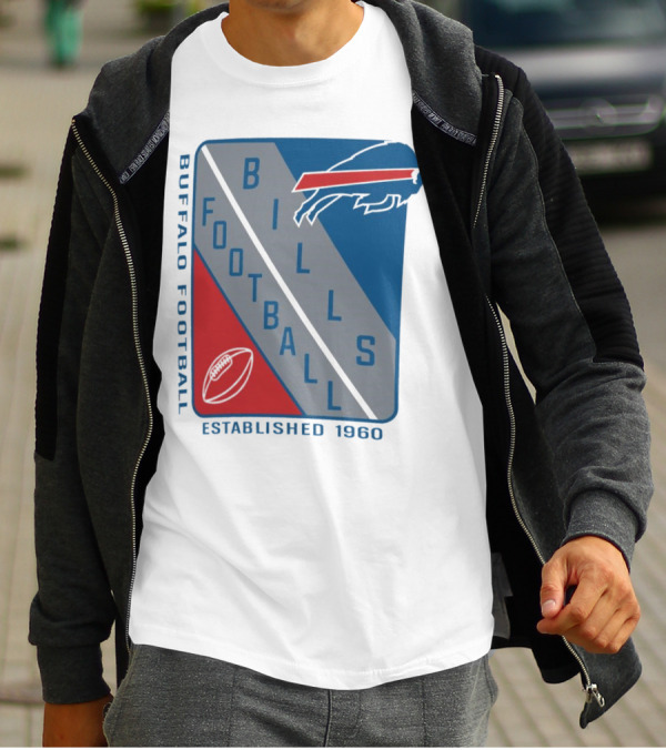 Buffalo Bills Football Established 1960 Shield T-Shirt