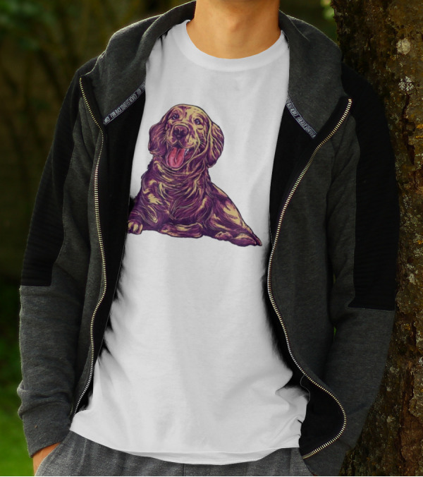 Golden Retriever Cute Dog T-Shirt