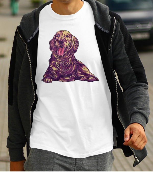 Golden Retriever Cute Dog T-Shirt
