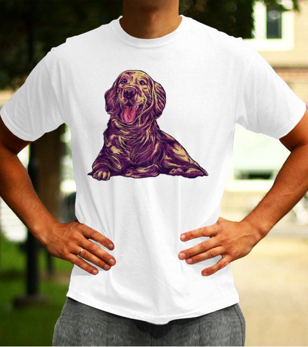Golden Retriever Cute Dog T-Shirt