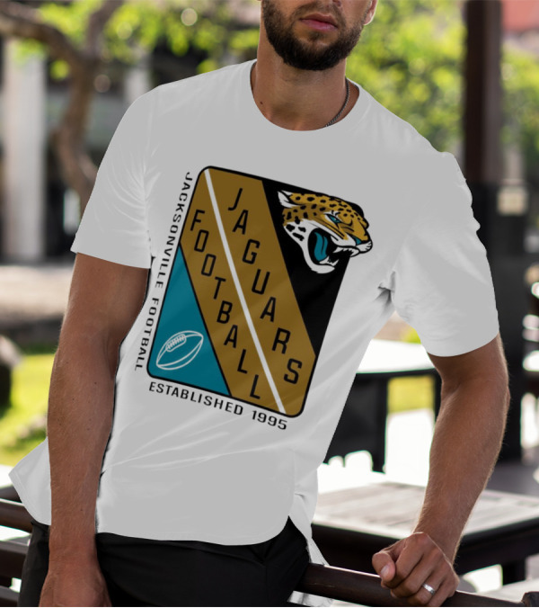 Jacksonville Jaguars Football Established 1995 Jaguars Football T-Shirt