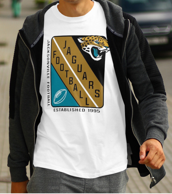 Jacksonville Jaguars Football Established 1995 Jaguars Football T-Shirt