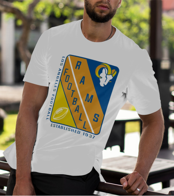 Los Angeles Rams Football Established 1937 T-Shirt
