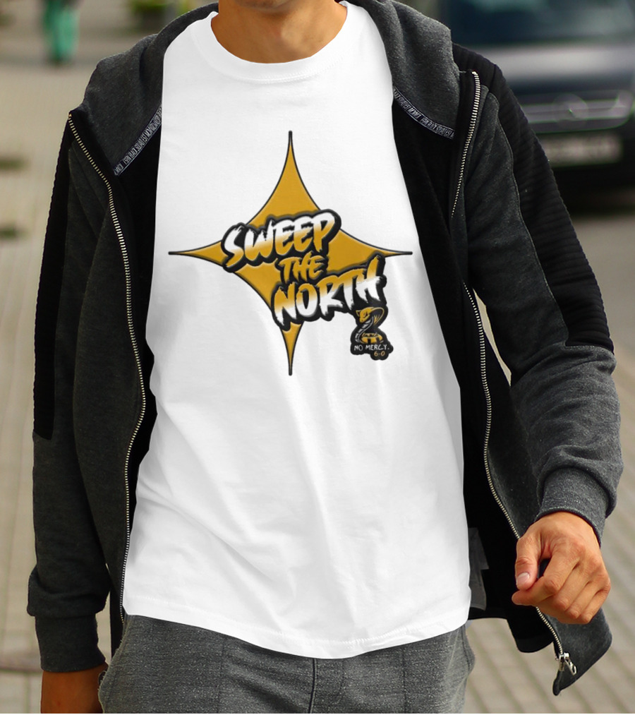 Pittsburgh Steelers Sweep The North 6-0 No Mercy Star T-Shirt