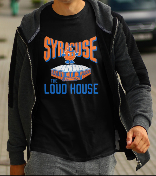 Syracuse Orange Otto The Mascot Loud House Stadium T-Shirt