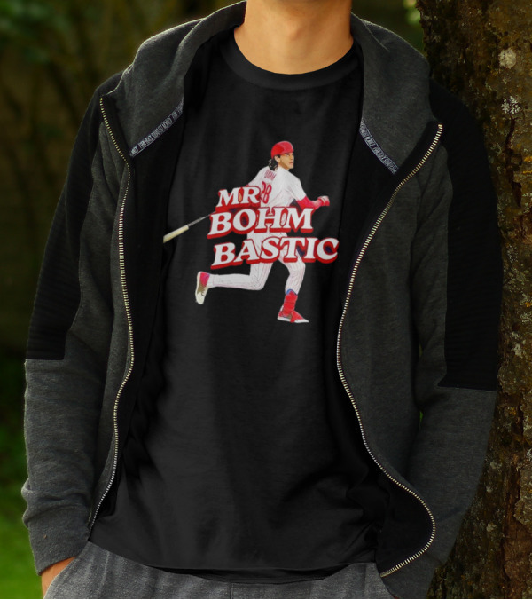 Philadelphia Phillies Alec Bohm Mr. Bohm Bastic Baseball Player T-Shirt