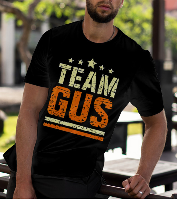 Team Gus Retro Vintage Style Stars T-Shirt