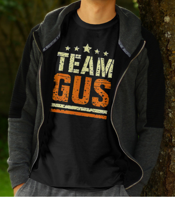Team Gus Retro Vintage Style Stars T-Shirt