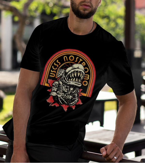 USCSS Nostromo Chest Burster X Alien Movies Vintage T-Shirt