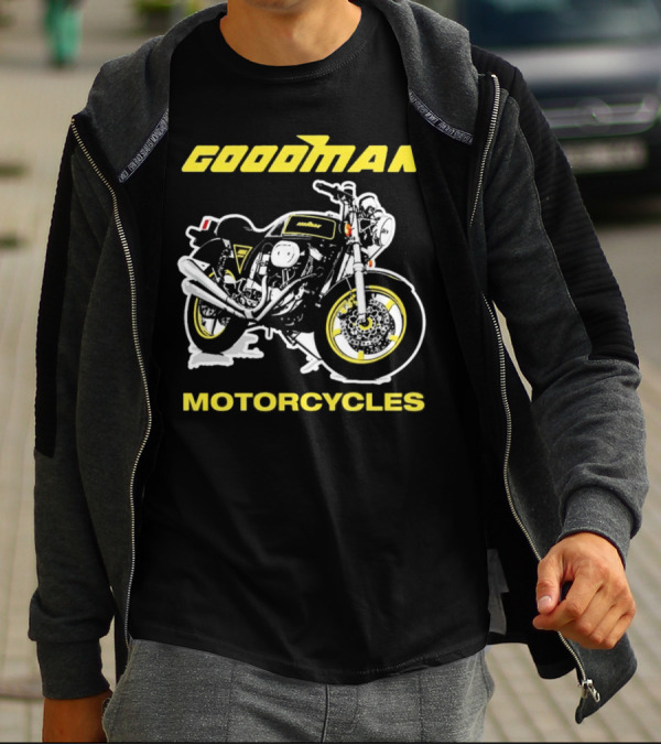 GOODMAN MOTORCYCLES CLASSIC VINTAGE BIKE T-Shirt